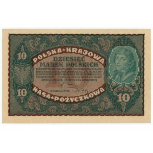 10 marek polskich 1919 - II Serja AN