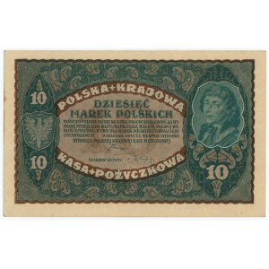 10 Polish marks 1919 - II Series BL
