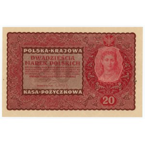 20 Polish marks 1919 - II Series FM