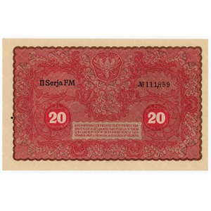 20 Polish marks 1919 - II Series FM