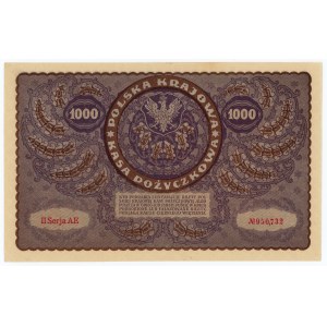 1,000 Polish marks 1919 - 2nd series AE