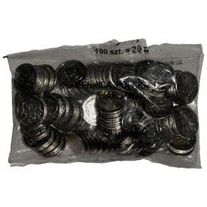 20 groszy 2007 (100 sztuk) - Woreczek bankowy
