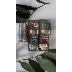 Czesław Miłczak Banknoty Polskie i Wzory Tom I i II 2023 oraz cenniki do tych katalogów