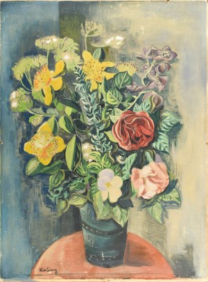 Mojżesz KISLING (1891-1953), Kwiaty w wazonie