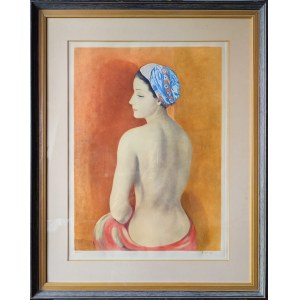 Mojżesz Kisling (1891-1953), Akt w turbanie, 1952