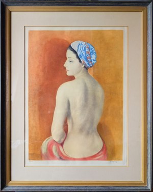 Mojżesz Kisling (1891-1953), Akt w turbanie, 1952