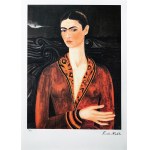 Frida Kahlo (1907-1954), Selbstporträt im Samtkleid