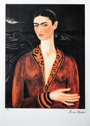 Frida Kahlo (1907-1954), Autoportret w aksamitnej sukni