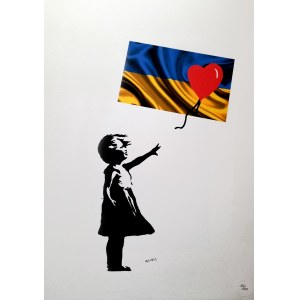Banksy (nar. 1974), Srdce pro Ukrajinu