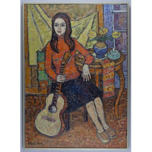 Romana LIPEŻ, portrét MAGDY s kytarou
