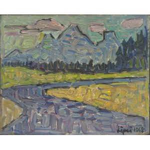 Romana LIPEŻ, PAYSAGE AVEC UN BOUT DE RIVIERE