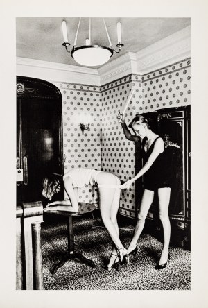 Helmut Newton, Interior, Nice, 1976 z teki ''Special Collection 24 photos lithographs'', 1979