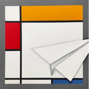 Izabela Sak, Mondrian and origami, 2022