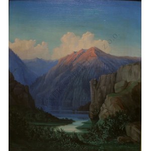 Kautsh?(XIX w.), Pejzaż alpejski (1867)