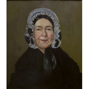A.N.(XIX w.), Portret kobiety w czepku
