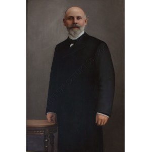 A.N.(XIX w.), Portret mężczyzny z brodą