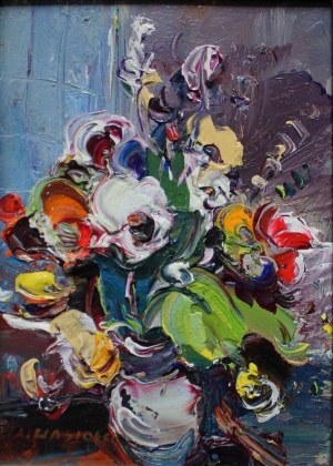 Józef Wasiołek (1921-2008), Kwiaty w wazonie