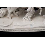 Sculptural group in Capodimonte porcelain dating from the early 20th century.