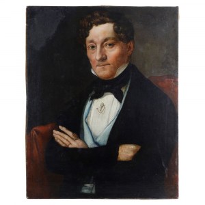 French painter, portrait of a gentleman