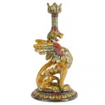 Lampada di supporto in ceramica lucida
