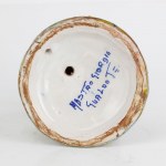 Lampada di supporto in ceramica lucida