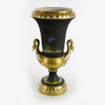 Double-handled porcelain vase