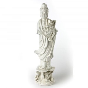 Guaynin en porcelaine blanche
