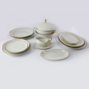 White ceramic tableware