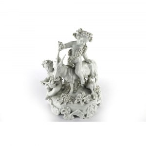 White porcelain group