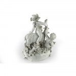 White porcelain group