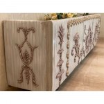 Rectangular ceramic planter