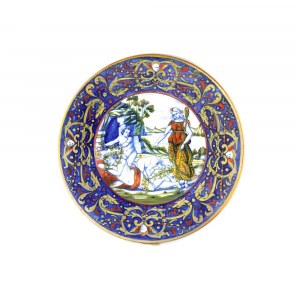 Luster ceramic plate