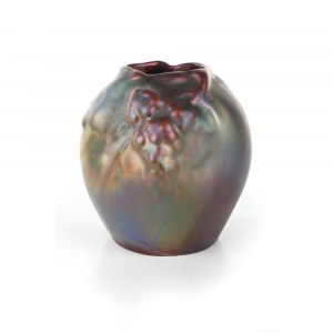 Luster ceramic vase