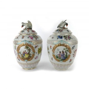 Pair of porcelain vases