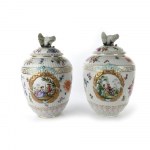 Pair of porcelain vases