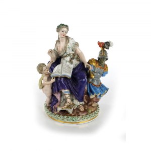 Lady sitting on rock