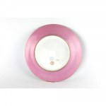 Polychrome porcelain knife plate
