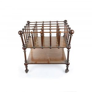 Walnut magazine rack