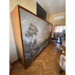 4 seasons wardrobe in mahogany wood