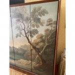 4 seasons wardrobe in mahogany wood