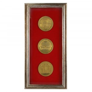 Lot de 3 médailles en bronze