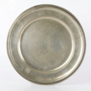 Circular tray in 800/1000 silver