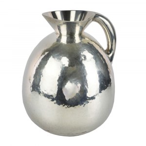 Carafe in 800/1000 hammered silver