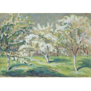 Mieczysław Filipkiewicz, BÄUME IN BLÜTE, 1918