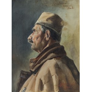 Michał Sozański, PORTRET SERBA, 1918