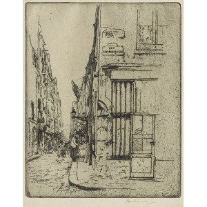 Jozef Pankiewicz, CHARLEMAGNE STREET IN PARIS, 1904