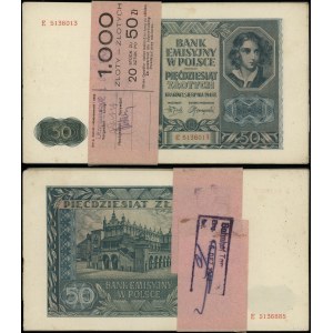 Polska, 20 x 50 złotych, 1.08.1941