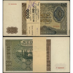 Polska, 50 x 100 złotych, 1.08.1941