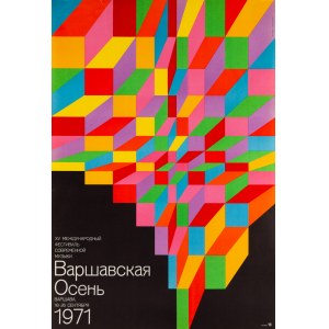 proj. Hubert HILSCHER (1924-1999), Warszawska jesień, 1971