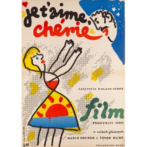 proj. Jan MŁODOŻENIEC (1929-2000), Jet'aime, cherie, 1988